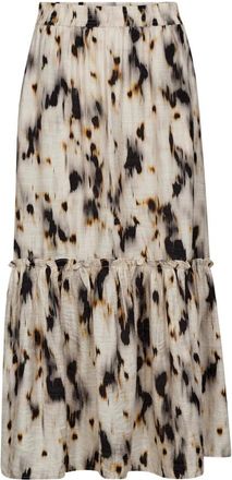 Co'Couture Rokken, Dames, Wit, XS, Feminine Gipsy Rok met Volant