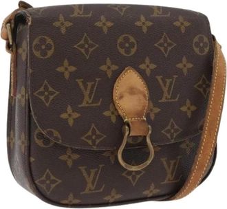 Louis Vuitton Pre-owned Cross Body Bags, female, Brown, Size: ONE SIZE Pre-owned Saint Cloud Shoulder Bag
