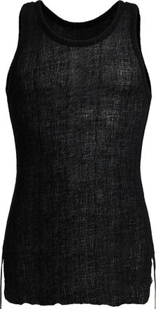 Ann Demeulemeester Boris Wrinkled Cropped Tank Top