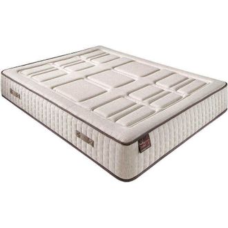 Colchones Aznar Colch&oacute;n Hr Cotton Nature Con Visco 27 Cm Extra Firme Transpirable 180x200 Cm