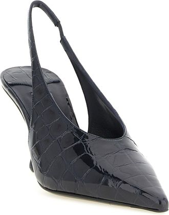 Jimmy Choo London Isa Slingback Heel - Navy