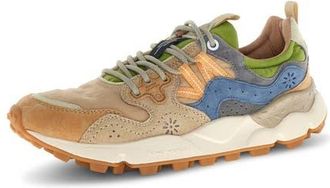 Flower Mountain Yamano 3 Sneaker in Beige/Green/Light Blue at Nordstrom, Size 7-7.5Us