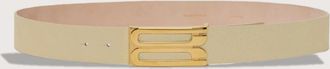 Victoria Beckham Womens Jumbo Frame Belt In Ivory