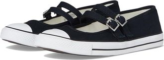 Converse Chuck Taylor All Star Dainty Mary Jane Womens Flat Shoes Black/Egret/Black : 8 B - Medium, Synthetic/Textile