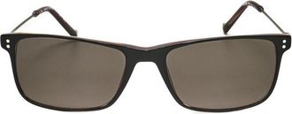Hackett Mens Black Rectangular Sunglasses HEBS263-039-4