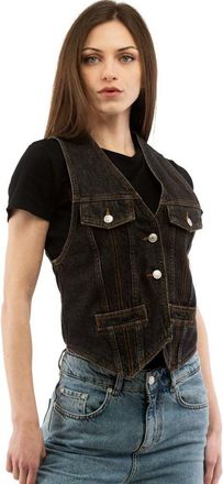 Moschino Multicolor Cotton Womens Waistcoat