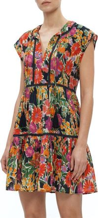 Change of Scenery Gari Cotton Cover-up Cap Sleeve Dress in Gardenia at Nordstrom, Size X-Small