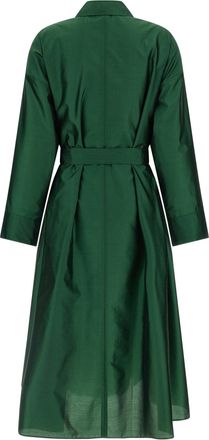 Max Mara Womens Bicolor Polyester Midi Dress
