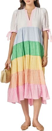 English Factory Stripe Midi Dress in Multi at Nordstrom, Size X-Small