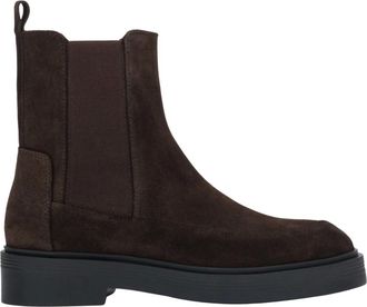 Estro & Luminara Premium Italiaanse Velours Chelsea Laarzen - Dames - Schoenen - Bruin - Maat: 40 EU Velours