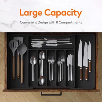 OEM Caj&oacute;n Organizador Con Bandeja Extensible Para Utensilios De Cocina