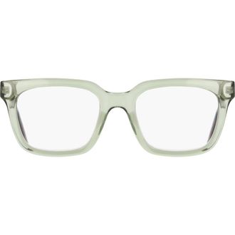 Cole Haan 51mm Square Reading Glasses in Crystal Green at Nordstrom Rack, Size +1.50