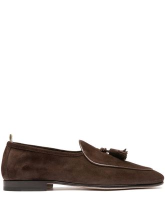 Officine Creative suede loafers - men - Rubber/Calf Leather/Suede/Calf Leather - 42 1/2 - Brown
