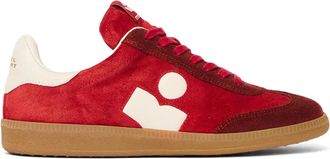 Isabel Marant Sneakers met suède vlakken - Rood