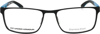 Under Armour UA5064G Rectangular Metal Eyeglasses - Black