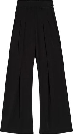 High Pantaloni pliss&eacute; - Nero