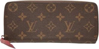 Louis Vuitton Pre-owned Clemence Portemonnee - Dames - Vintage Accessoires - Bruin - ONE Size - Leer - Vintage