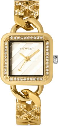 Off-white STREET BLING Crystal Watch