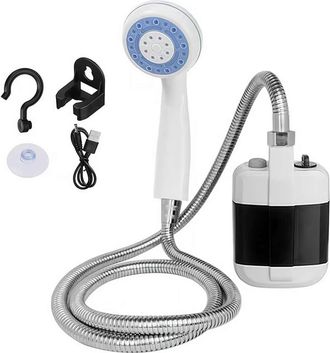 OEM Ducha Port&aacute;til Para Camping, Recargable Por Usb, Bomba De Agua Port&aacute;til Con Manguera, Para Camping, Senderismo, Playa, Lavado De Coches, Viajes, Limpi