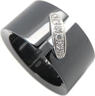 Chaumet White Gold (18K) Ceramic Band Ring (Pre-Owned)
