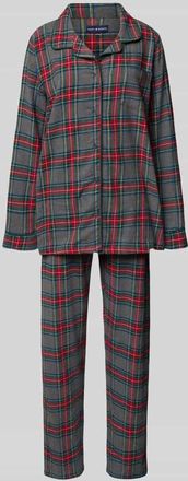 Happyshorts Happy Shorts Pyjama mit Reverskragen Modell XMAS in Stein, Größe XXL