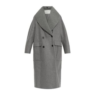 Lanvin Dames, Mantels, Grijs, Maat: XS Wol