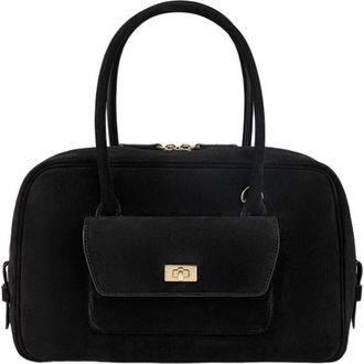 Sandro Ezmeh suede bag in Black at Nordstrom, Size Medium