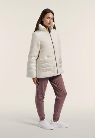 Freddy Giacca Imbottita Donna in Flanella e Tessuto Shimmering