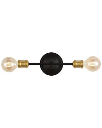 Jonathan Y Designs Jonathan Y Jaxon 13In 2-Light Industrial Farmhouse Iron Led Vanity