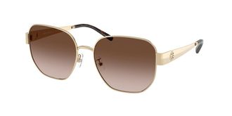 Tory Burch TY6117 334613 Womens Sunglasses Gold Size 56