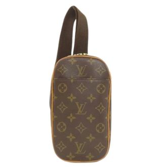 Louis Vuitton Pre-owned Pochette Sling Bag - - Pre-owned - Donna - Marrone - ONE SIZE