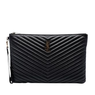 Saint Laurent Pre-owned Pochette Trapuntata Vintage - - Pre-owned - Donna - Nero - ONE SIZE