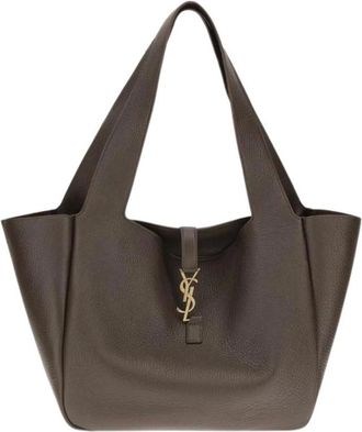 Saint Laurent Bolso de hombro Monogram - Bags - Mujer - Marr&oacute;n - ONE SIZE