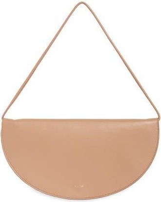 Vince Arca Leather Clutch in Pecan at Nordstrom Rack