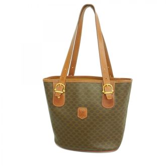 Celine Brown Pvc Tote Bag (Pre-Owned)