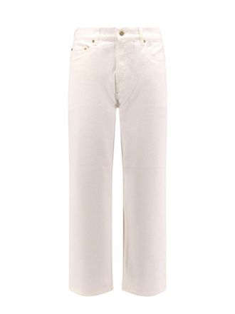 Golden Goose Skate White Denim Trouser
