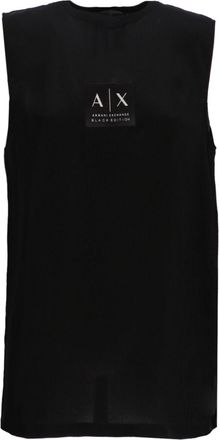 A|X Armani Exchange Canotta con stampa - Nero