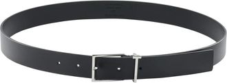 Tom Ford Vacchetta Leather T Loop Belt - Heren - Riemen - Zwart - 100 CM - Leer - Accessoires