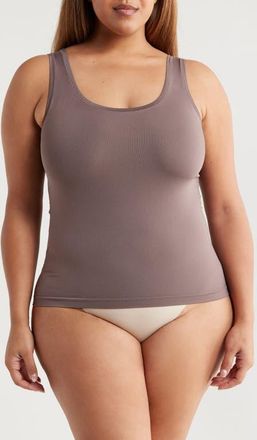 Nordstrom Seamless Layering Tank in Grey Plum at Nordstrom, Size 2 X