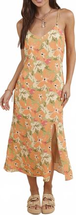 Sadie & Sage Aperitivo Back Tie Midi Dress In Multicolor