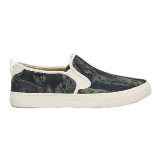 Oakley Mens Banks Slip-on Canvas Sneaker, Tiger Camo Green, 4 UK