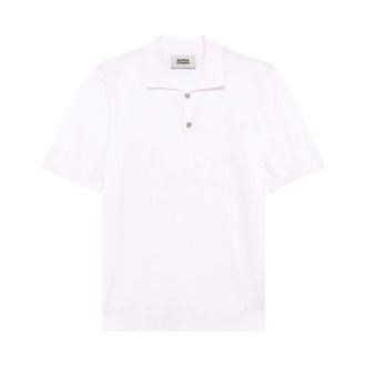 Alpha Studio Polo Shirts, male, White, Size: XL Polo in cotone tecnico