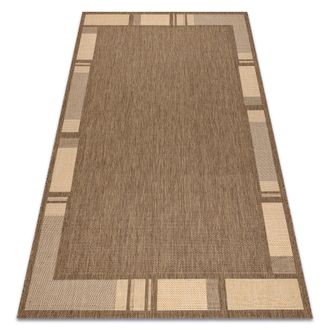 RugsX RugsX Floorlux Rug in Brown | Size: 200 cm x 290 cm