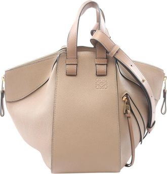 Loewe Pre-owned Loewe Small Grained Calfskin Drawstring Hammock Bag Ladies 6D09BB0923K495ET