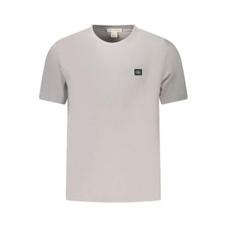 Calvin Klein Grijze Katoenen Heren T-Shirt