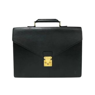Louis Vuitton Pre-owned Handbags, male, Black, Size: ONE SIZE Pre-owned Leather louis-vuitton-bags