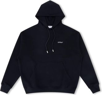 Off-white Mens Windy Arrow Hoodie In Black