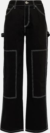 Staud Painter low-rise straight-leg jeans