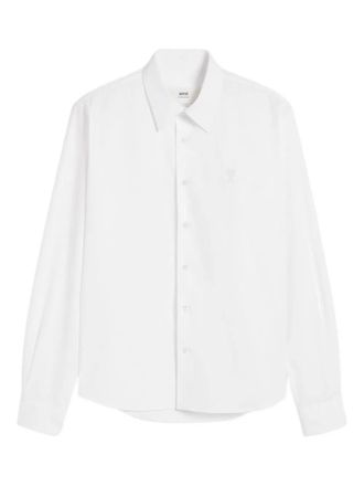 Ami Ami de Coeur cotton shirt - men - Cotton - 40 - White
