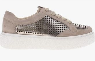 Vaneli Womens Yago Sneaker In Shell Mercury/truffle